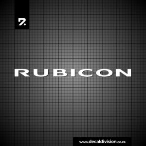 Jeep Rubicon Sticker V1